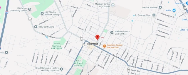 Google Maps — 212 N 2nd St STE 100, Richmond, Kentucky